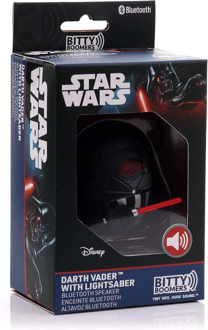 Bitty Boomers Bocina Star Wars Darth Vader with Lightsaber & Red Eyes Mini Bluetooth