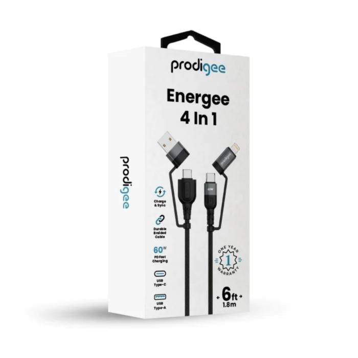 Prodigee Energee Cable de Carga Rápida  4 en 1