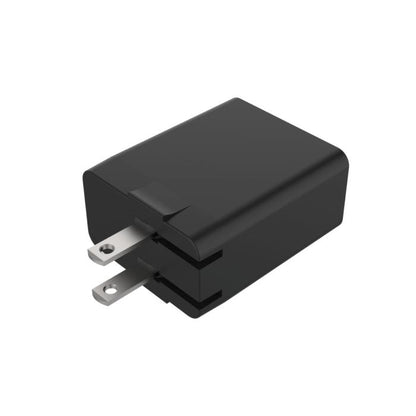 Tekya Cubo para pared Dual Tipo C y USB 30W Negro